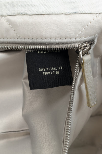 Fendi by Marc Jacobs Limited Maxi Baguette White Denim Shoulder Bag