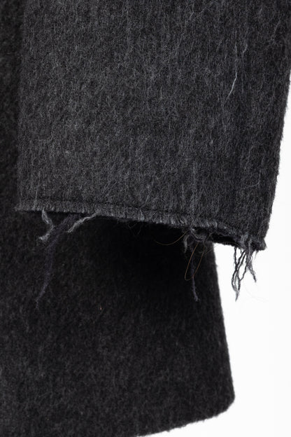 Forte Forte AW/16 Grey Wool & Alpaca Frayed-Hem Blazer