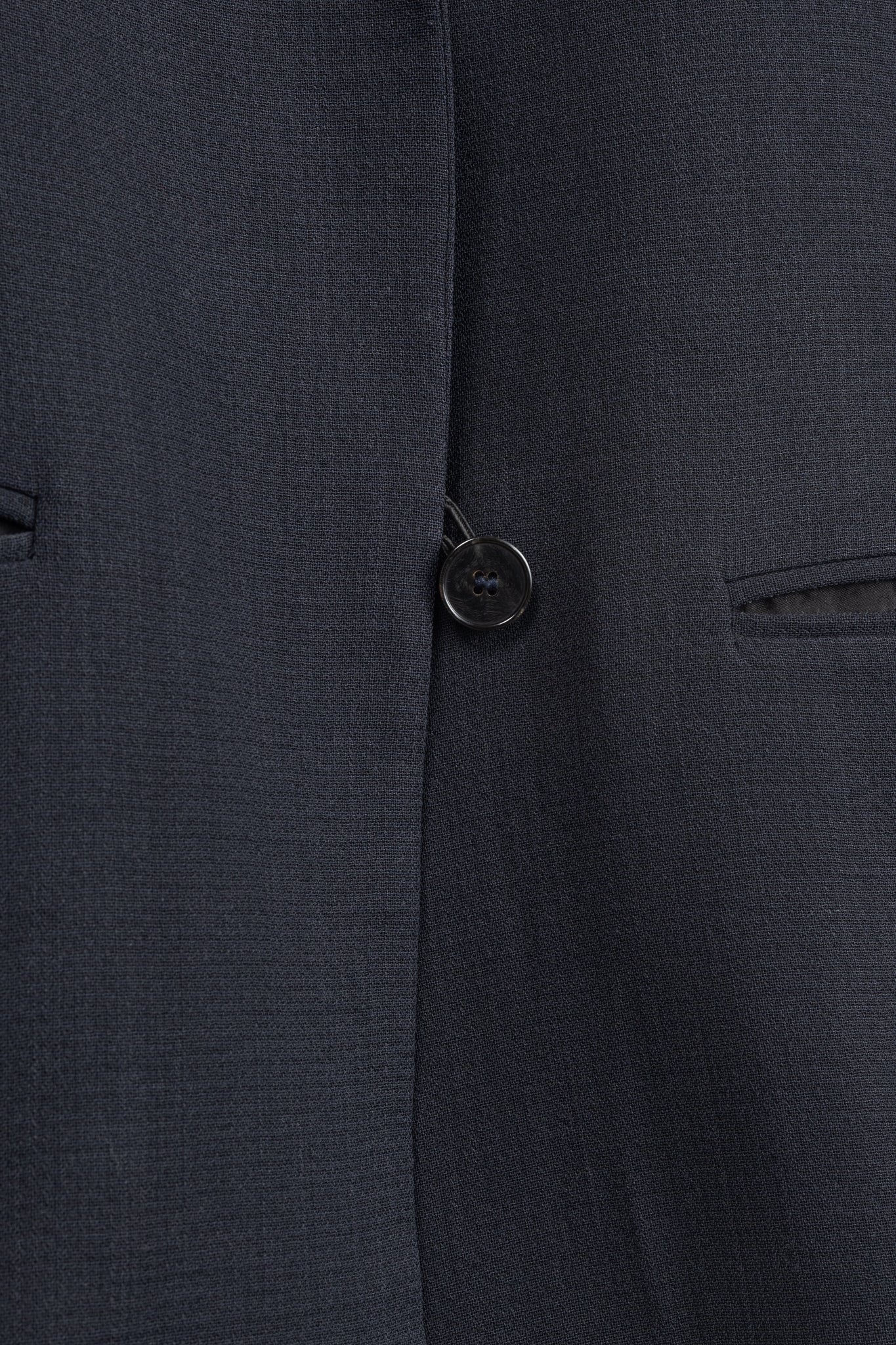 Forte Forte AW/14 Navy Wool-Blend Crepe Single-Breasted Blazer