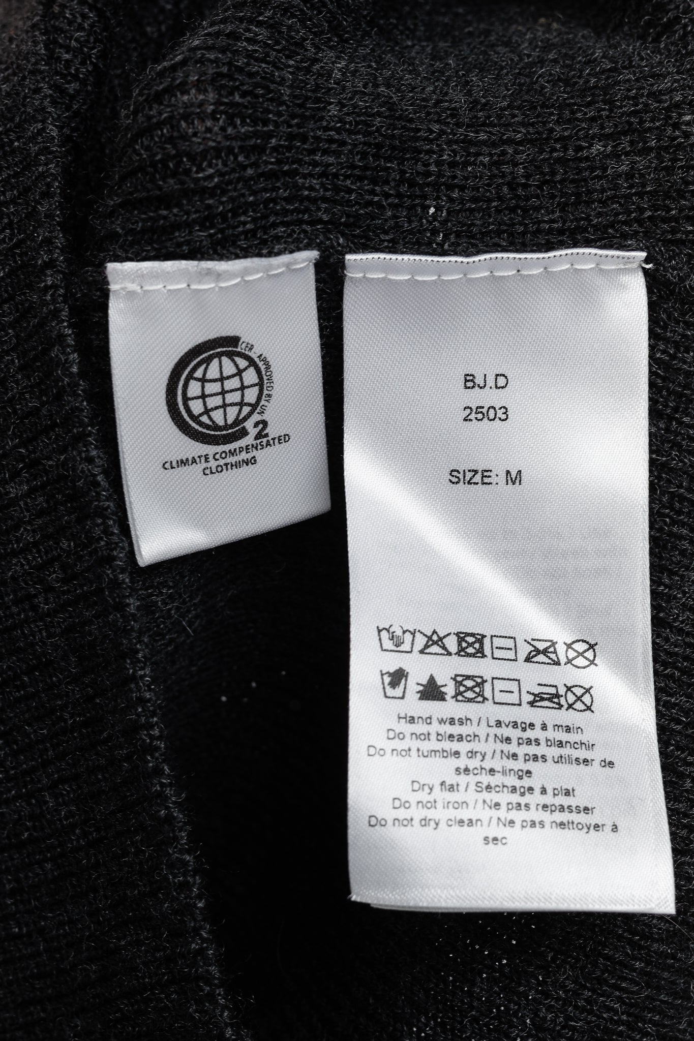 Ganni Black Light Merino Wool Knit Roll Neck Sweater