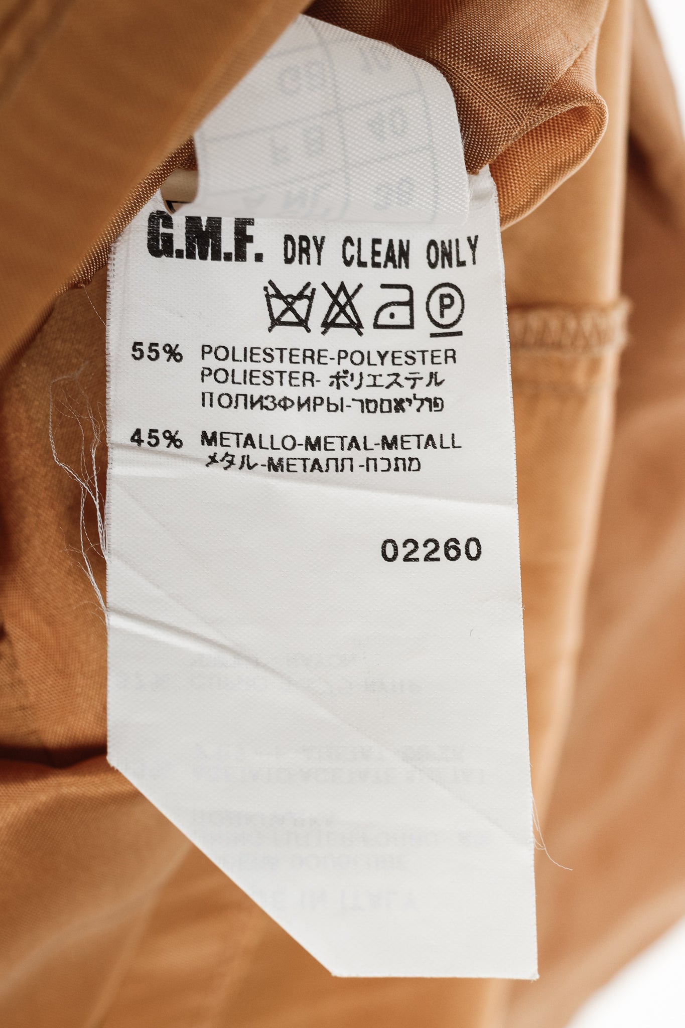 Gianfranco Ferre Studio Tan Taffeta Midi Dress