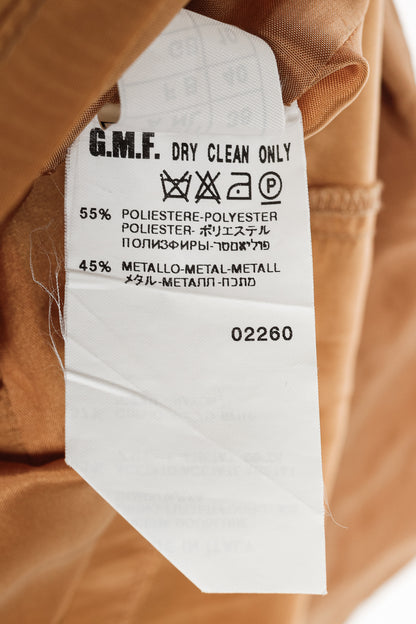 Gianfranco Ferre Studio Tan Taffeta Midi Dress