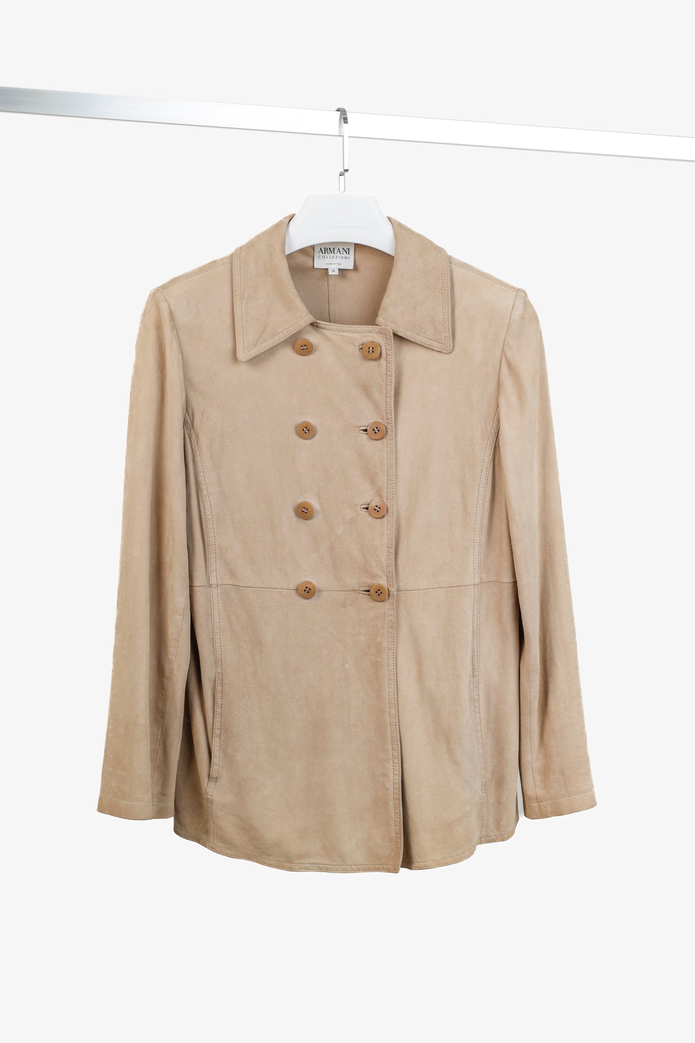 Armani Collezioni 2004 Tan Suede Jacket