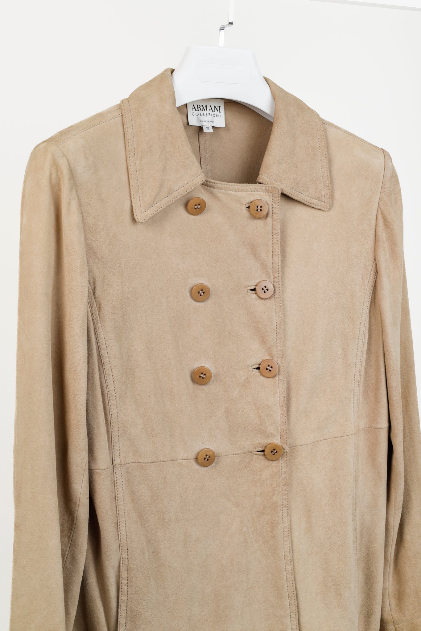 Armani Collezioni 2004 Tan Suede Jacket