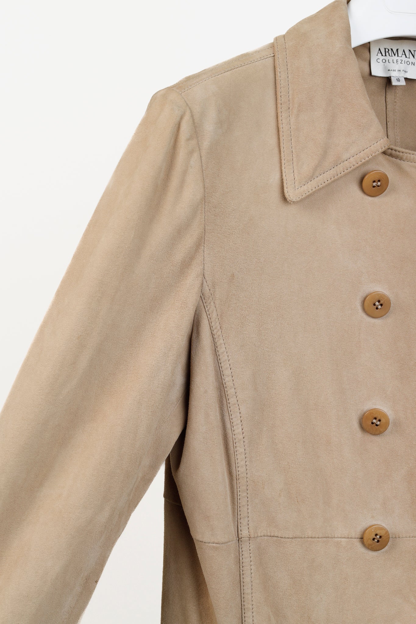 Armani Collezioni 2004 Tan Suede Jacket