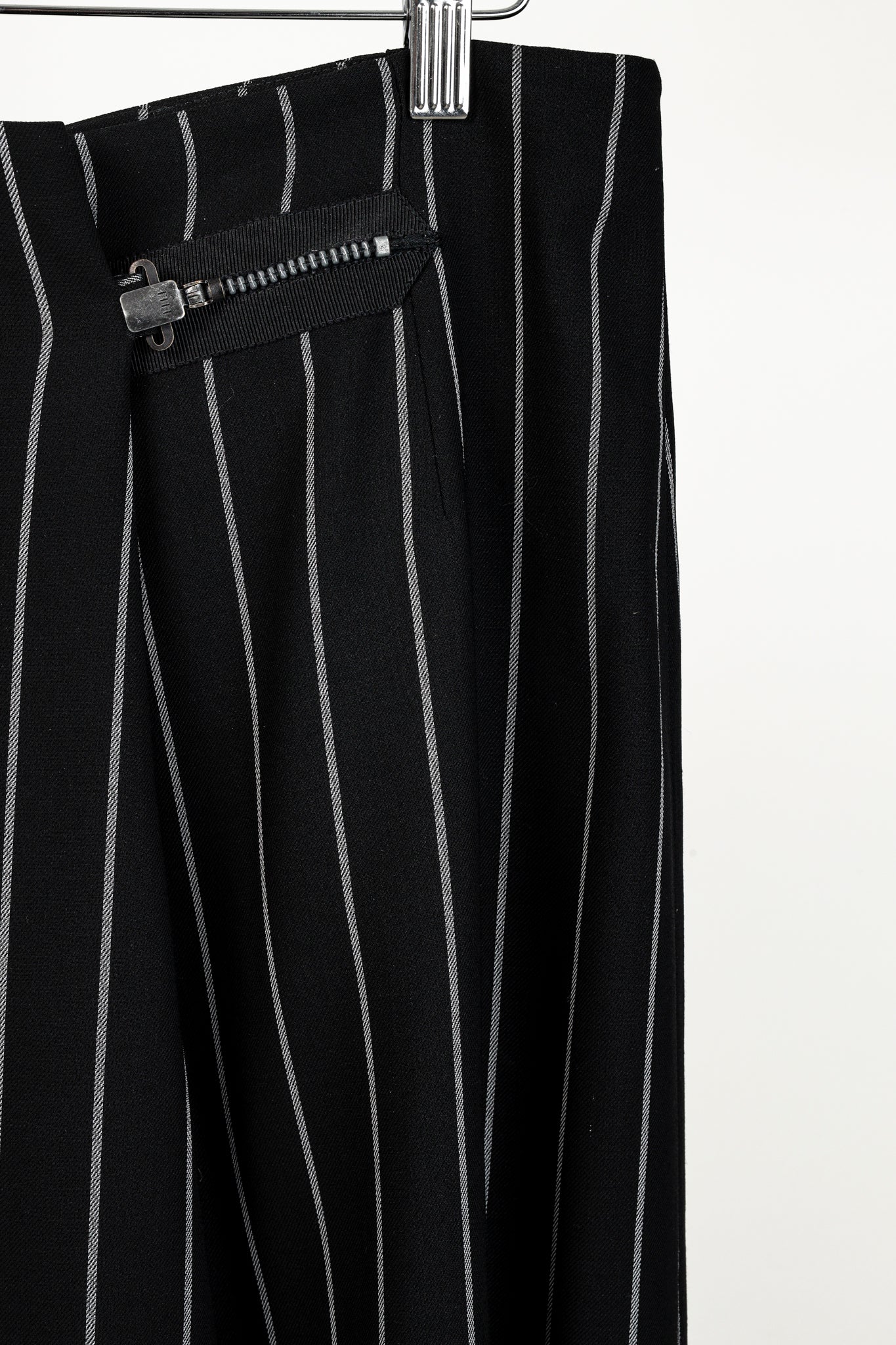 Armani Collezioni Black Pinstripe Skirt