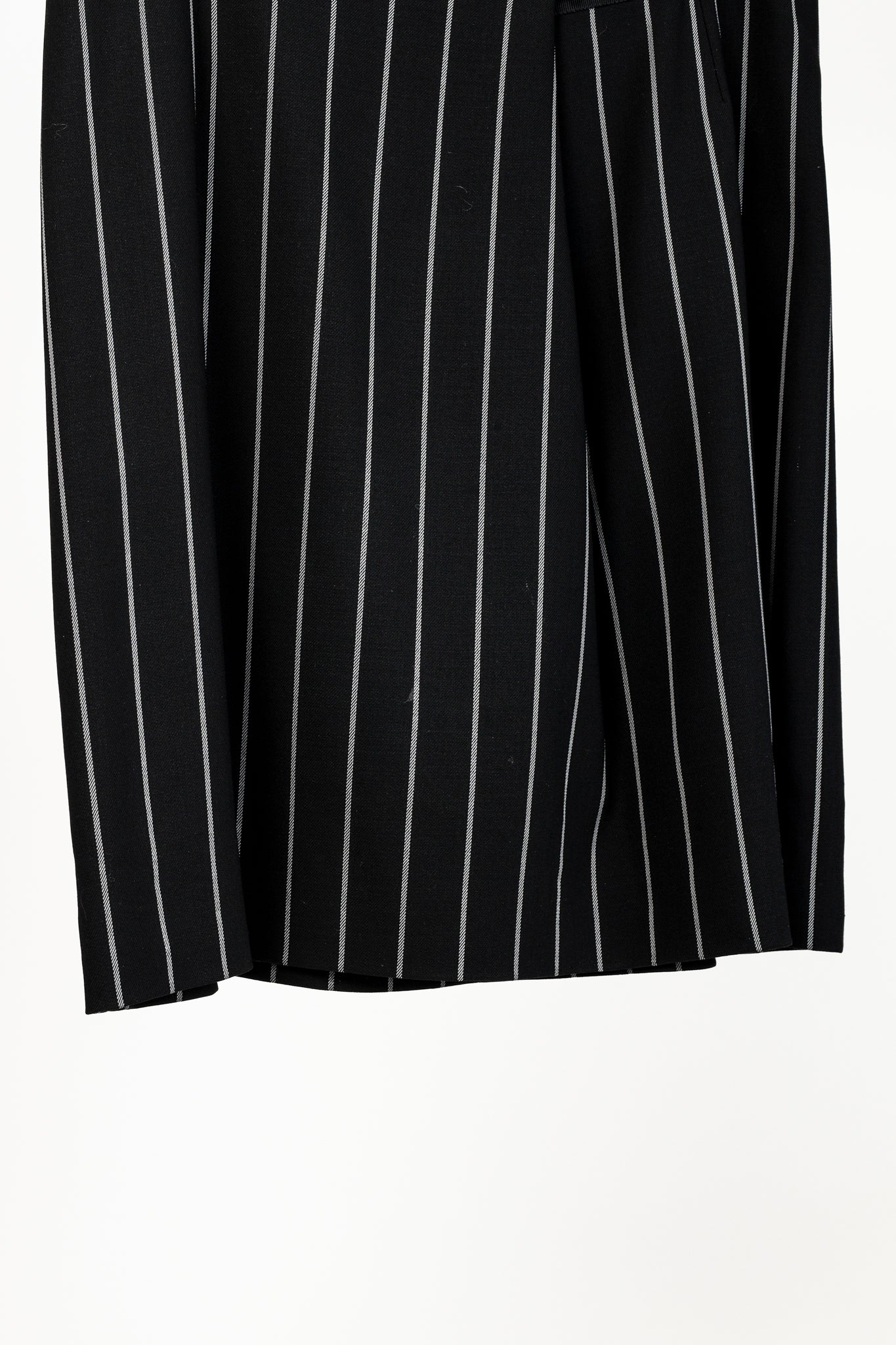 Armani Collezioni Black Pinstripe Skirt