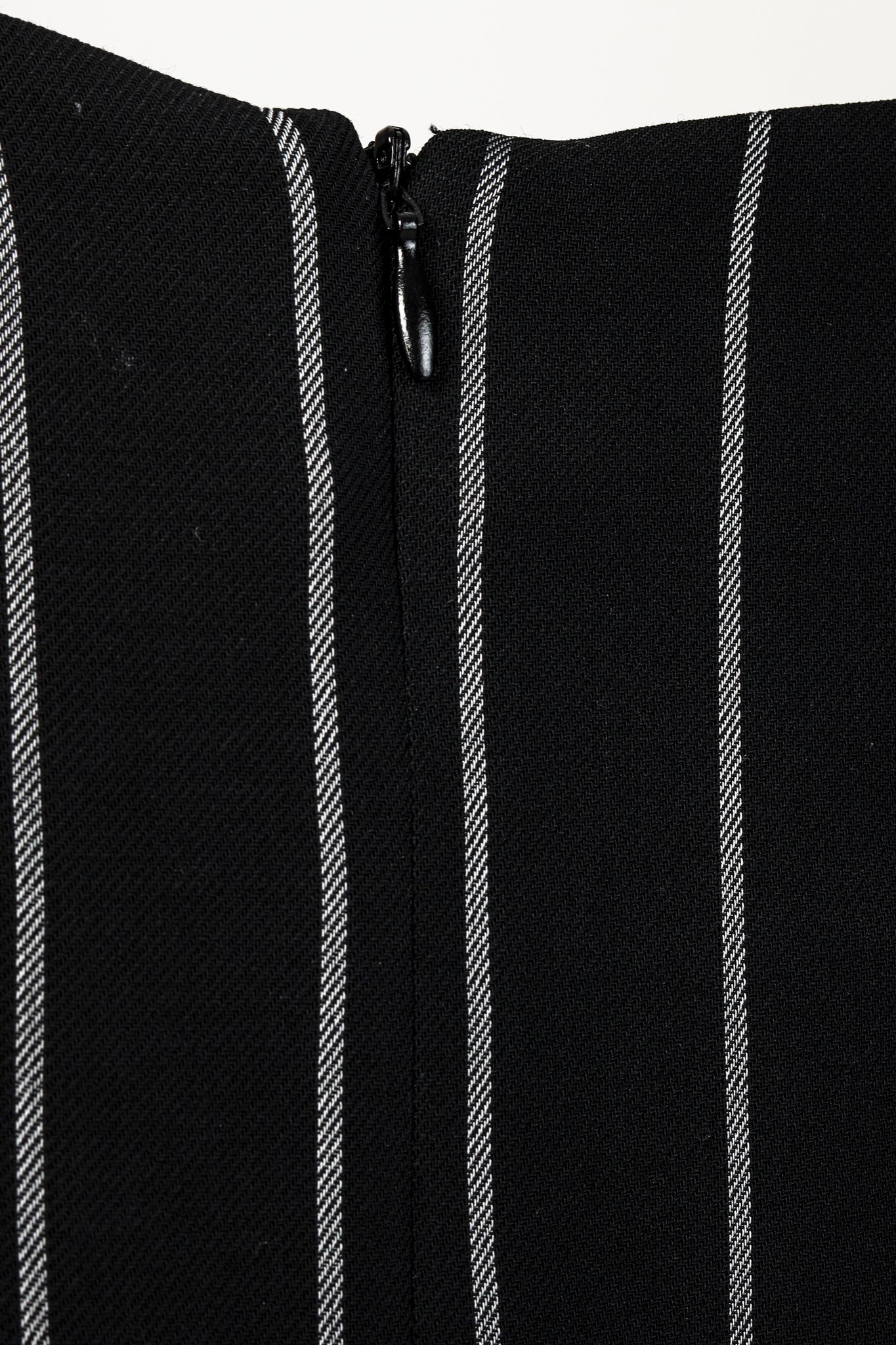 Armani Collezioni Black Pinstripe Skirt