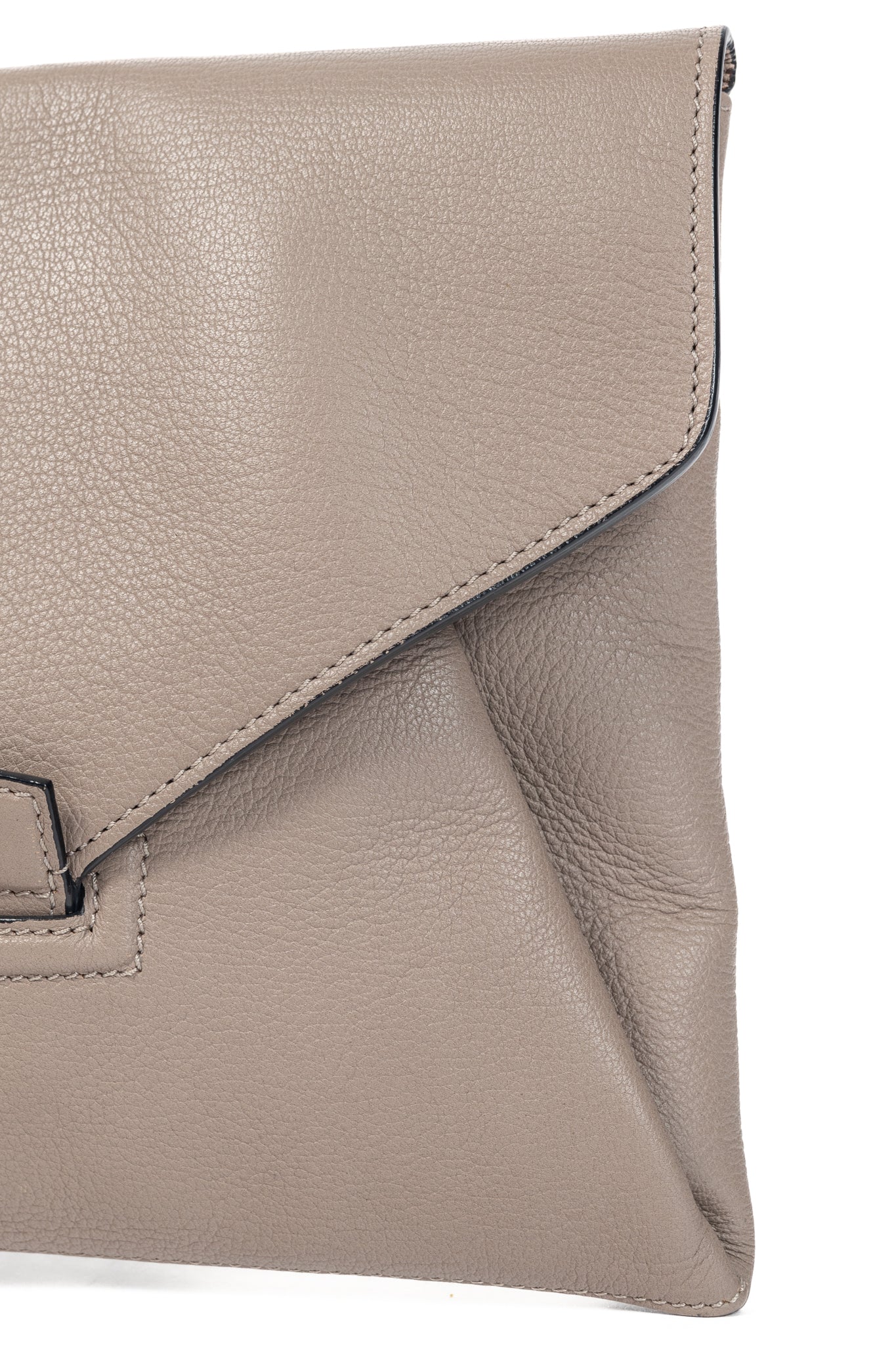 Givenchy Antigona Medium Mastic Goat-Leather Envelope Clutch