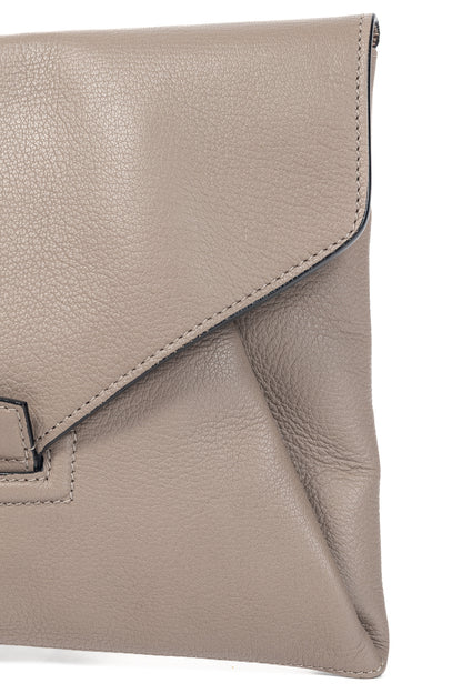 Givenchy Antigona Medium Mastic Goat-Leather Envelope Clutch