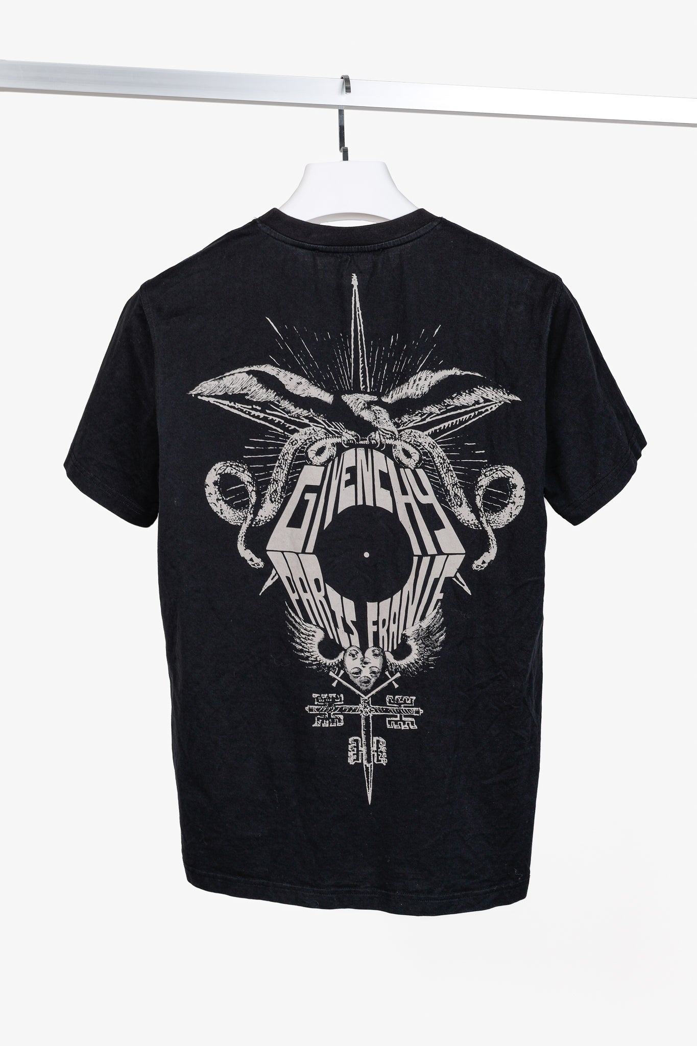 Givenchy SS/19 Black Printed Cotton-Jersey T-Shirt