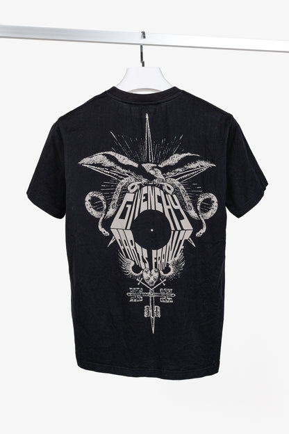 Givenchy SS/19 Black Printed Cotton-Jersey T-Shirt