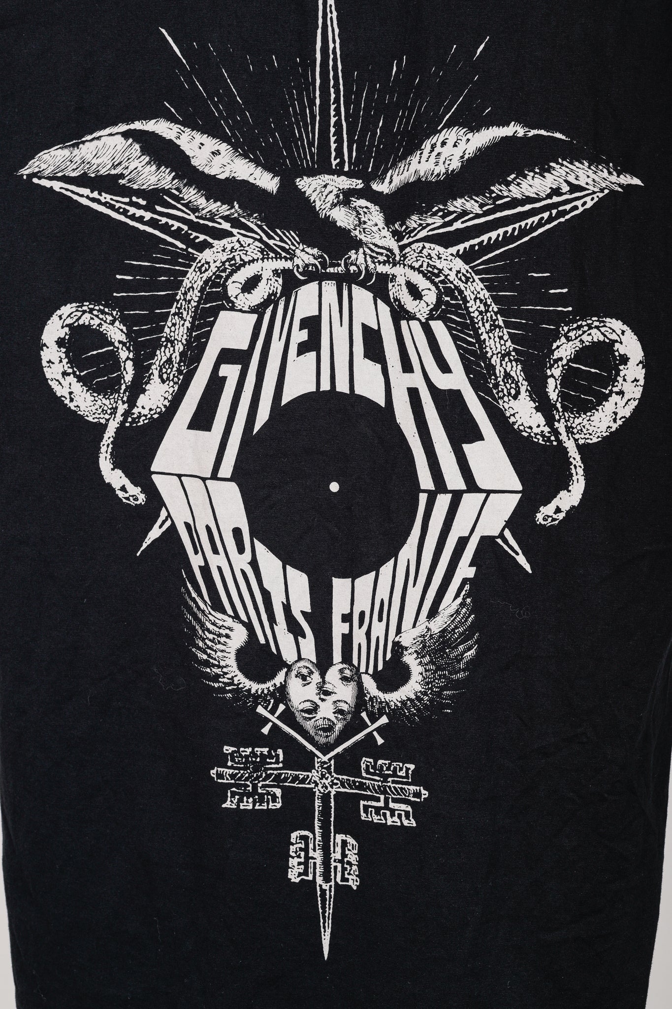 Givenchy SS/19 Black Printed Cotton-Jersey T-Shirt
