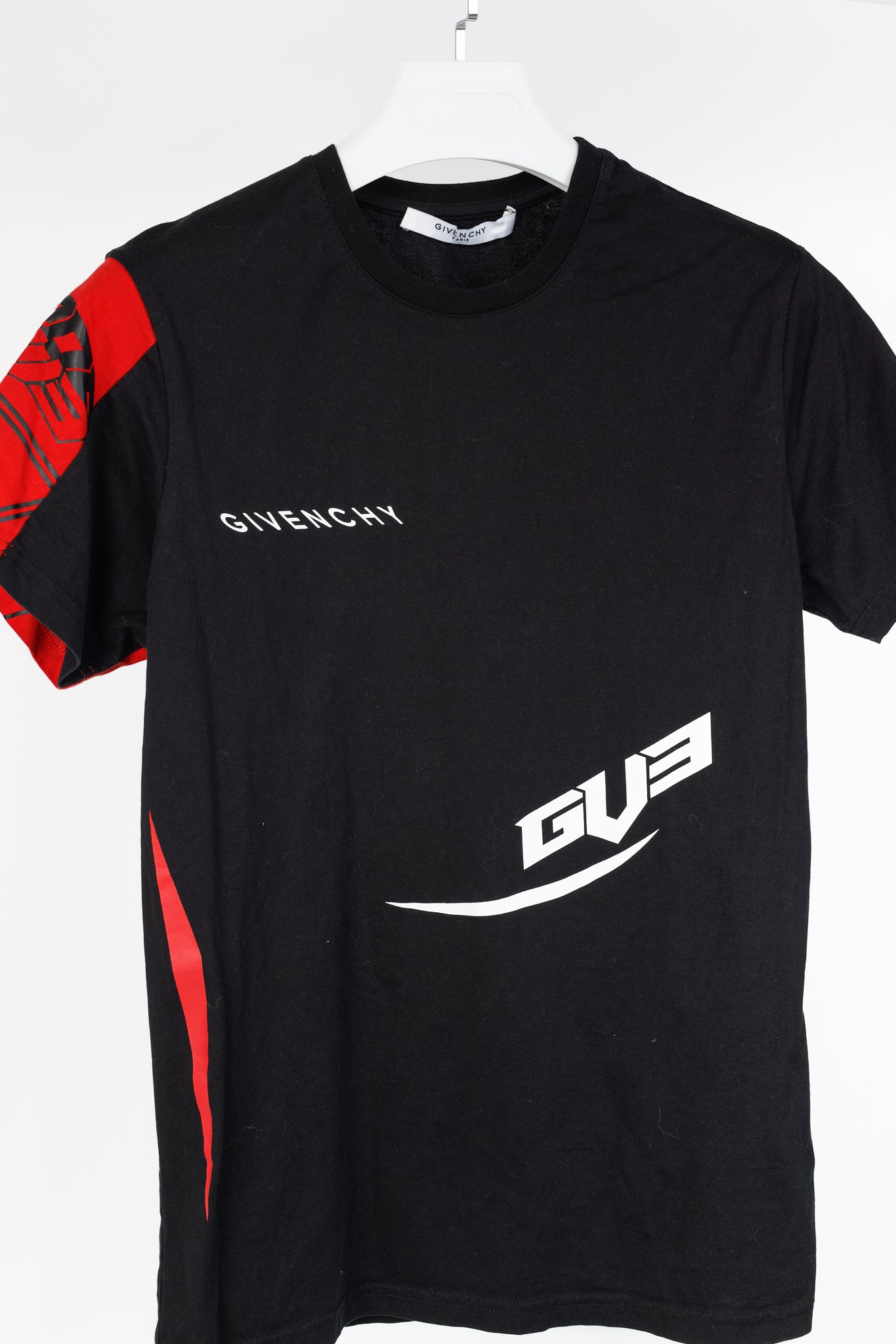 Givenchy Black Cotton Jersey Graphic Sport T-Shirt