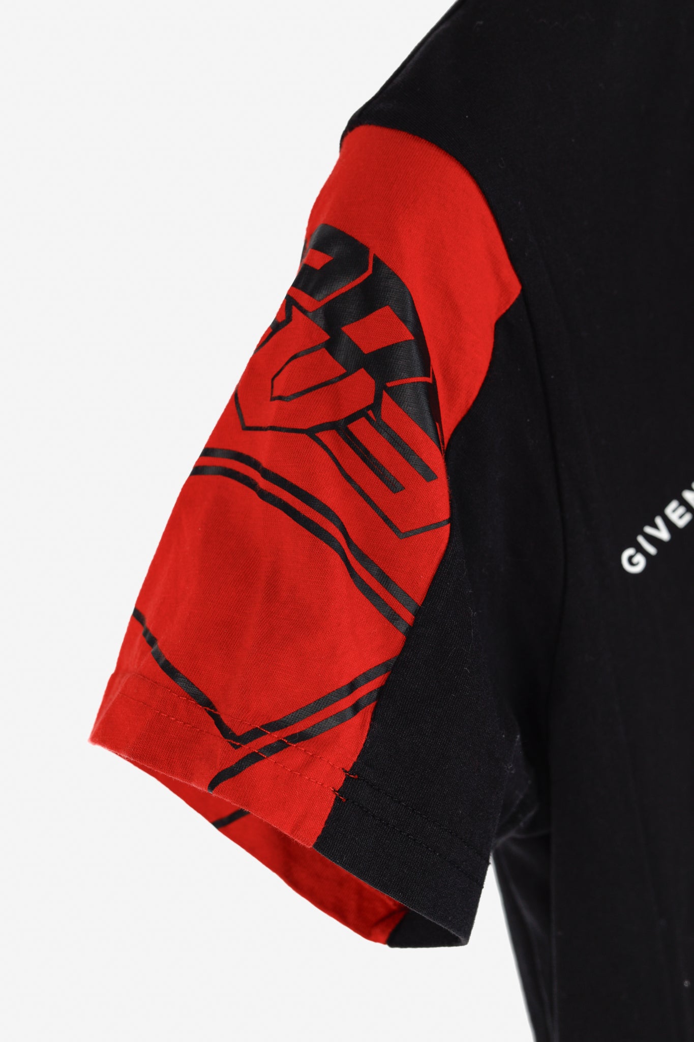 Givenchy Black Cotton Jersey Graphic Sport T-Shirt