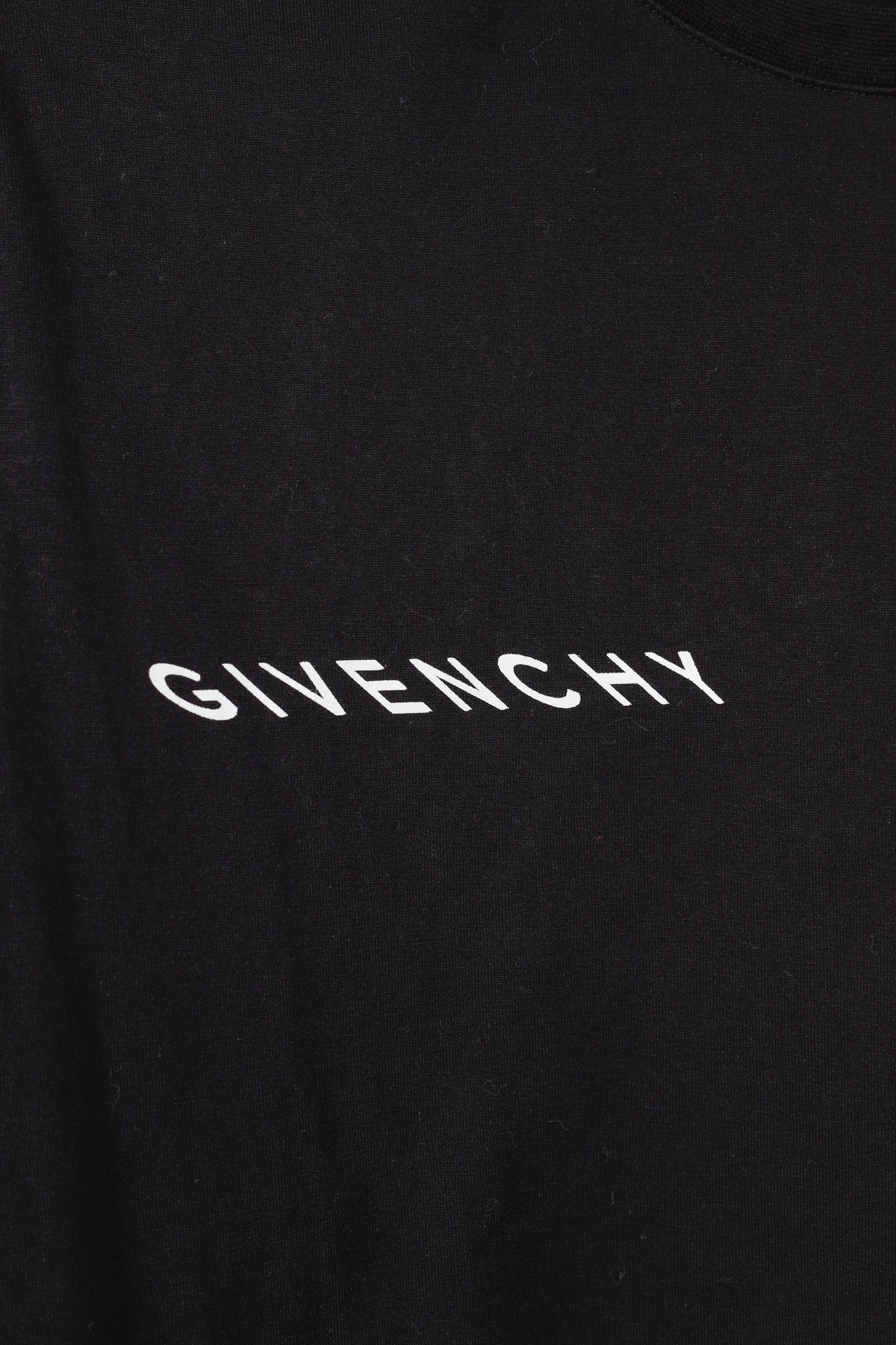 Givenchy Black Cotton Jersey Graphic Sport T-Shirt
