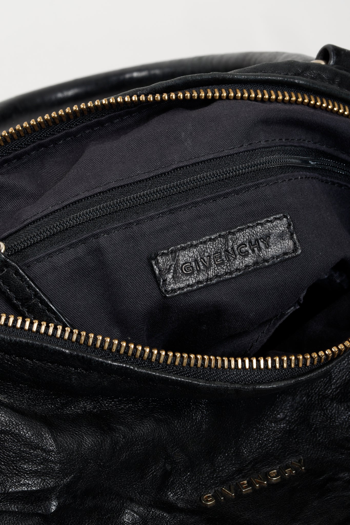 Givenchy Distressed Black Pandora Leather Bag