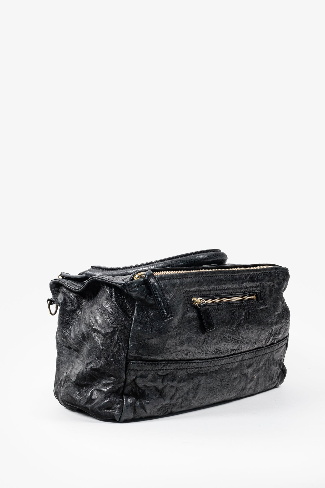 Givenchy Distressed Black Pandora Leather Bag