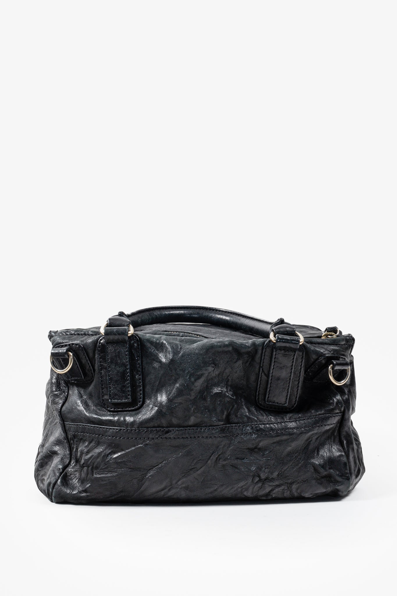 Givenchy Distressed Black Pandora Leather Bag