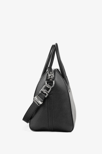 Givenchy Antigona Small Black Leather Tote Bag