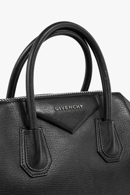 Givenchy Antigona Small Black Leather Tote Bag