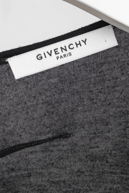Givenchy PF/13 Black Ruffle Jersey Sleeveless Dress