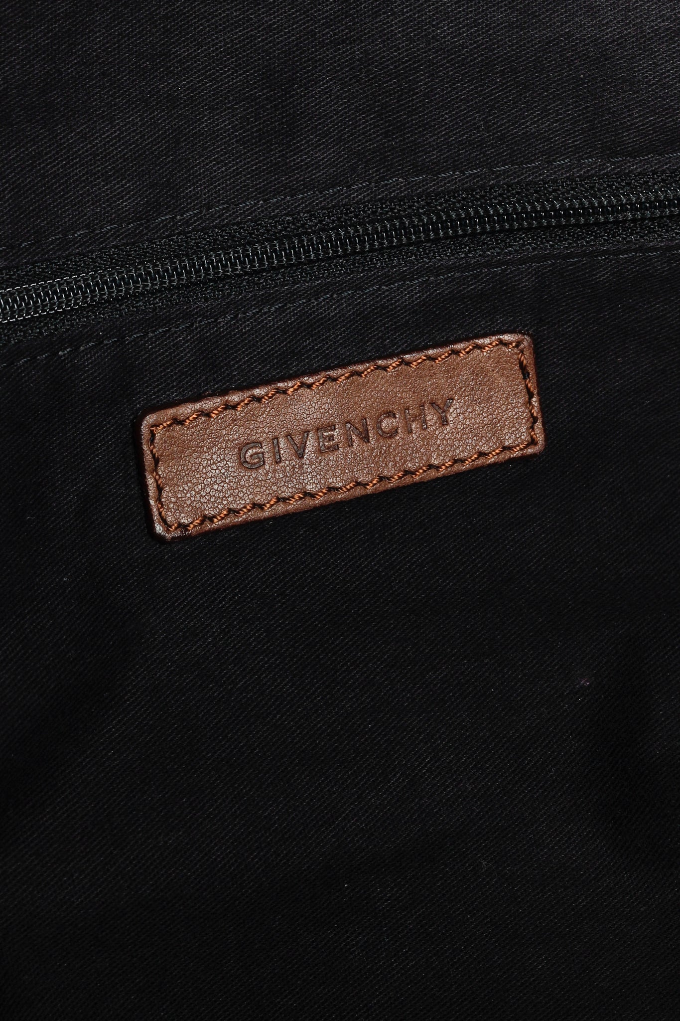 Givenchy Nightingale Brown-Leather Logo-Debossed Shoulder Bag