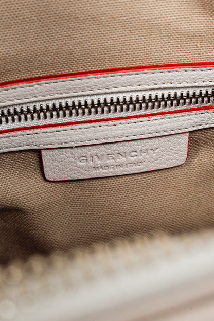 Givenchy Sugar Goatskin White Antigona Top Handle Handbag