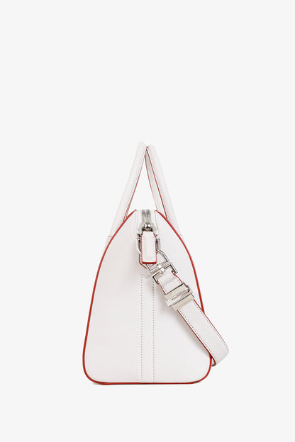 Givenchy Sugar Goatskin White Antigona Top Handle Handbag