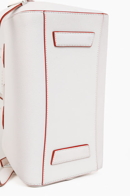 Givenchy Sugar Goatskin White Antigona Top Handle Handbag