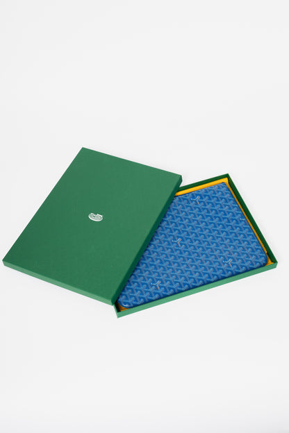 Goyard Senat MGM Sky Blue Goyardine Canvas Pochette