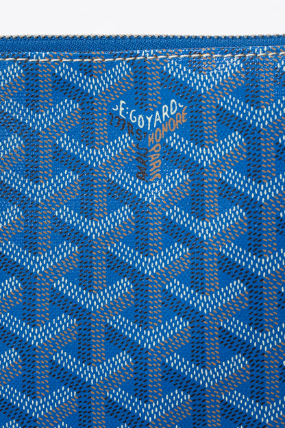 Goyard Senat MGM Sky Blue Goyardine Canvas Pochette