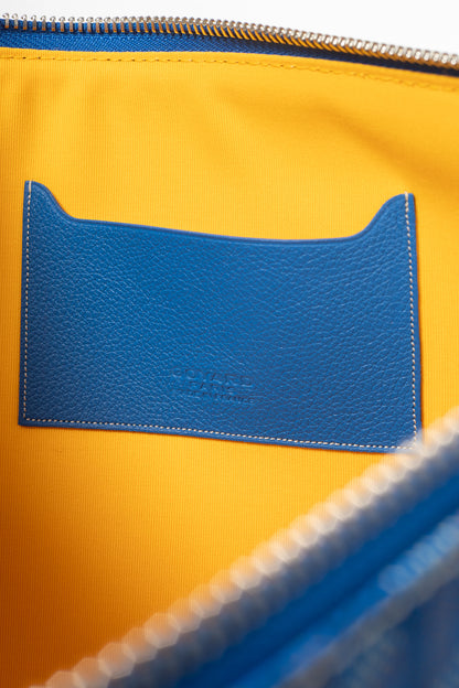 Goyard Senat MGM Sky Blue Goyardine Canvas Pochette