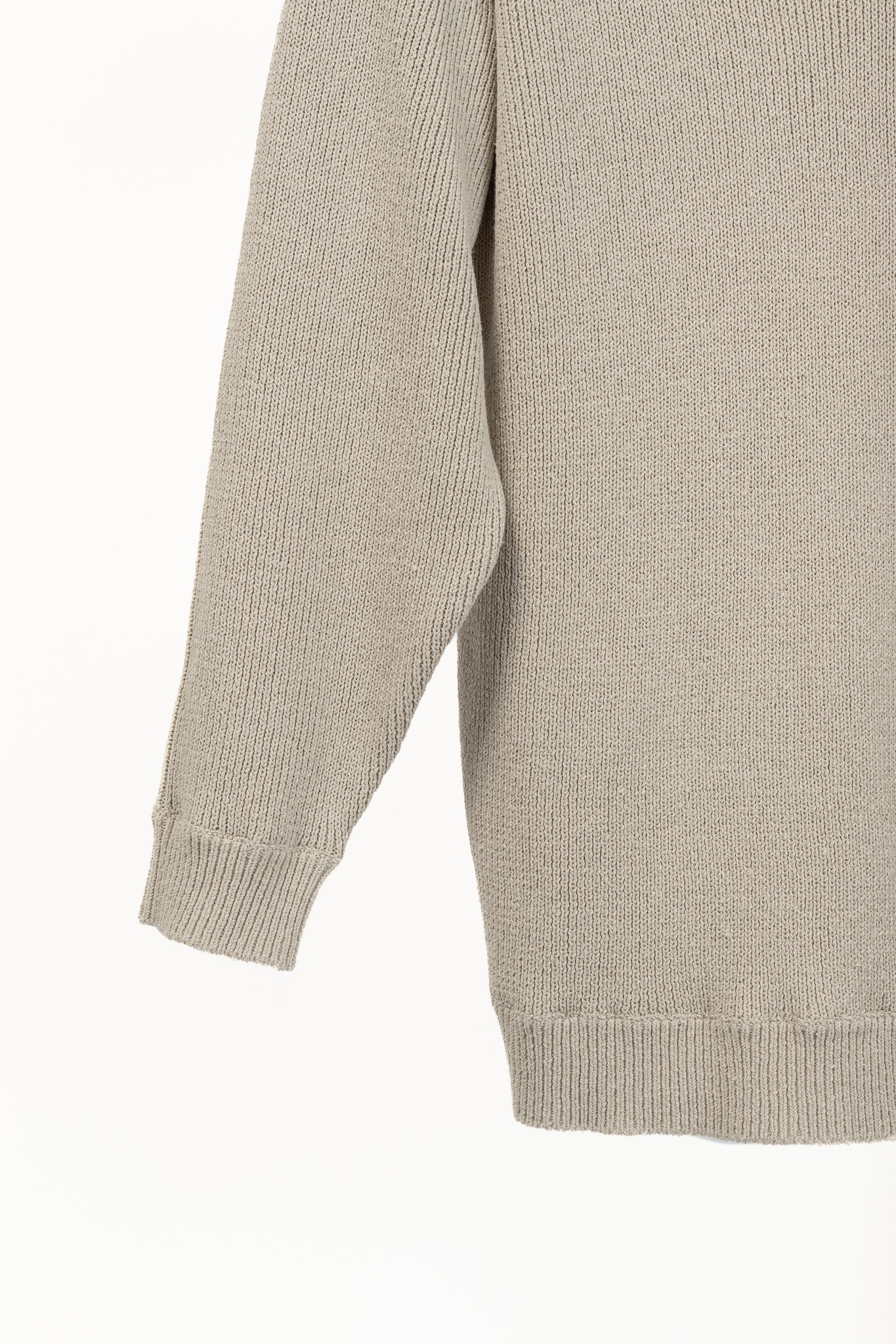 Graphpaper SS/25 Beige Linen Solotex Skipper Knit