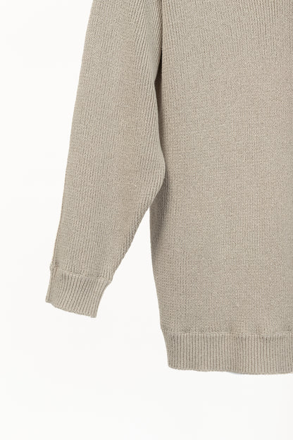 Graphpaper SS/25 Beige Linen Solotex Skipper Knit