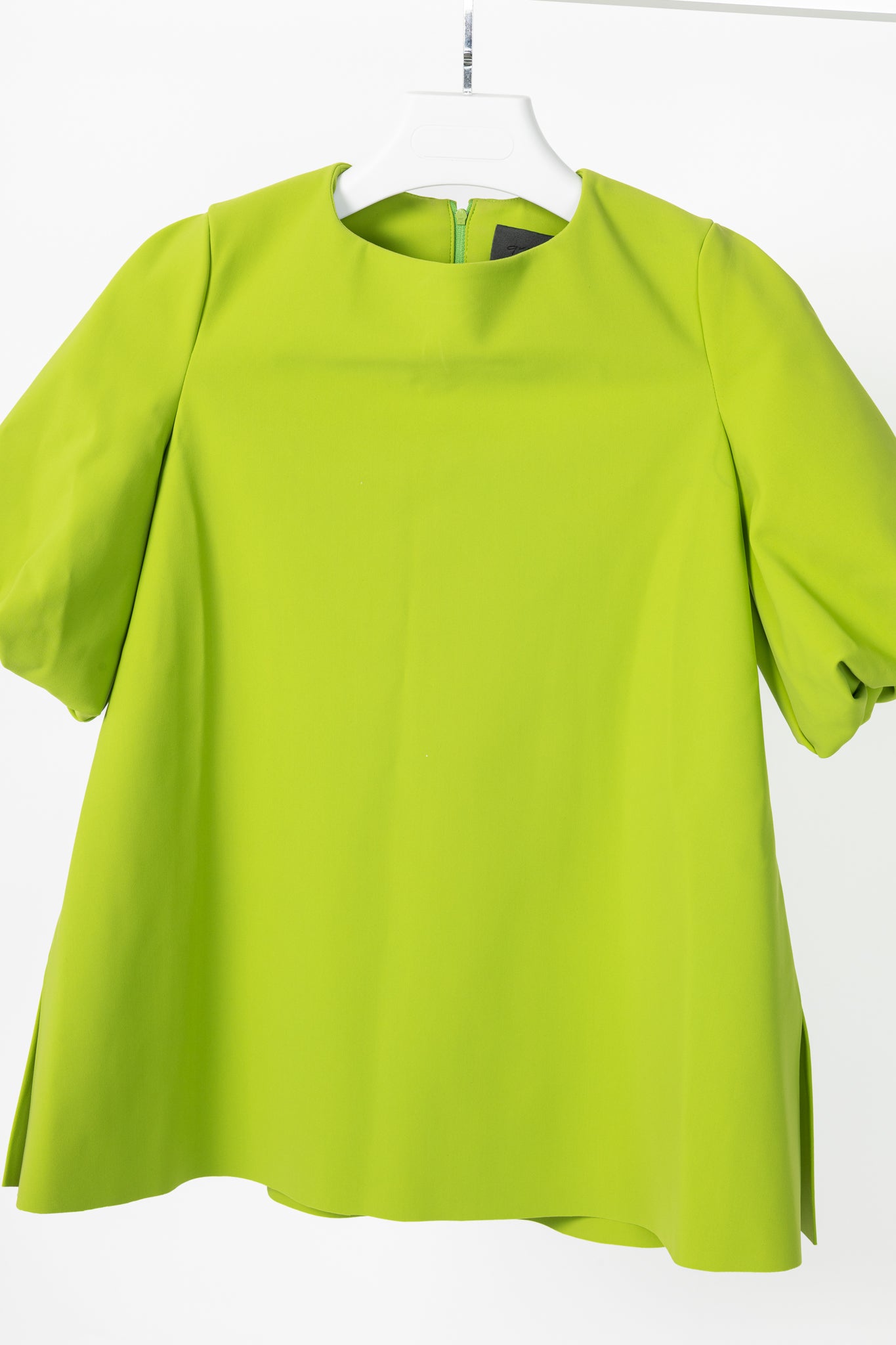 Greta Constantine Jindo Grass Puff-Sleeve Top