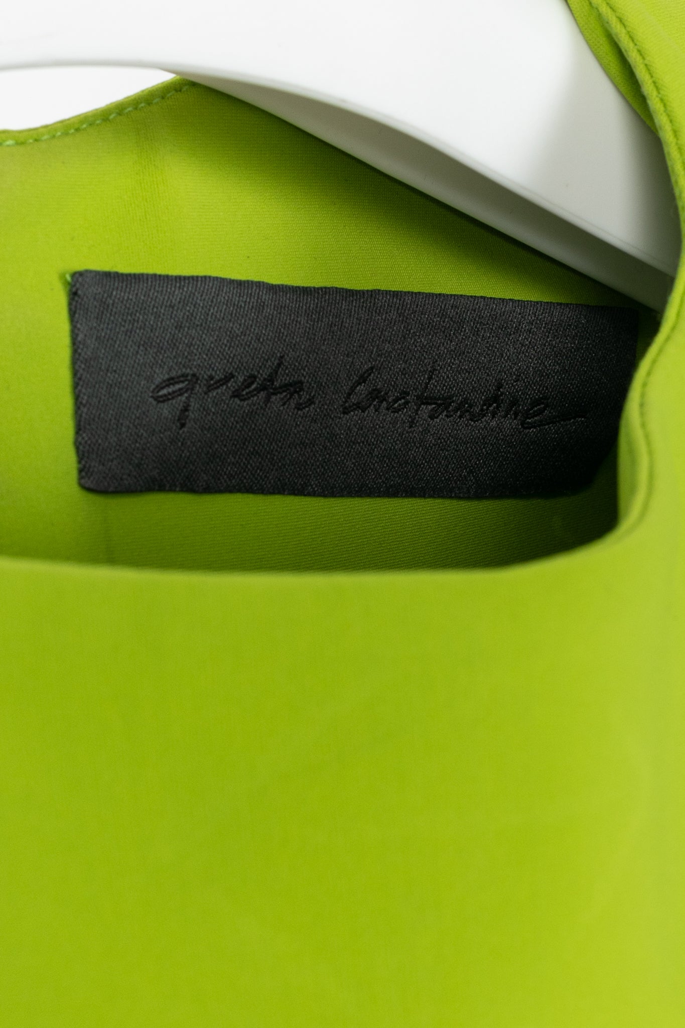 Greta Constantine Jindo Grass Puff-Sleeve Top