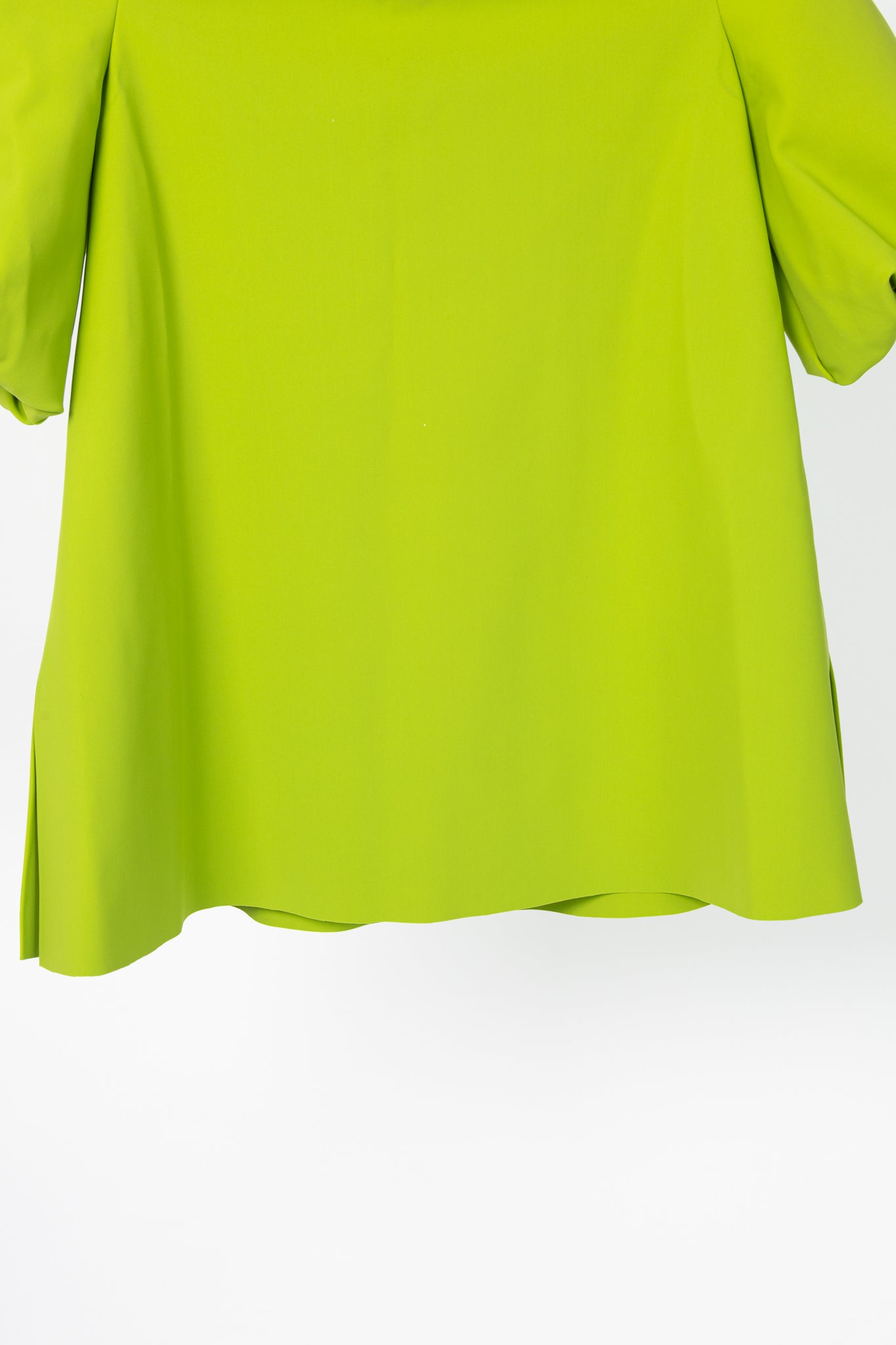 Greta Constantine Jindo Grass Puff-Sleeve Top