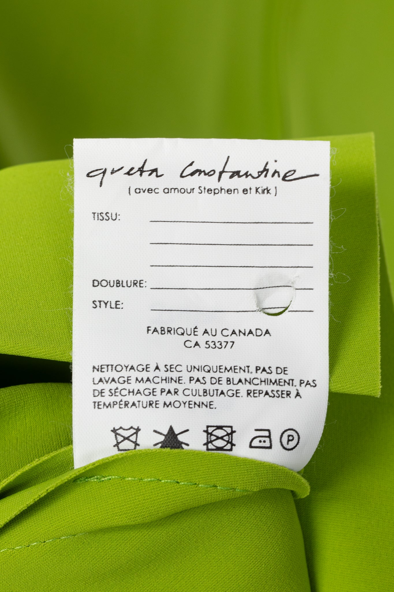 Greta Constantine Jindo Grass Puff-Sleeve Top