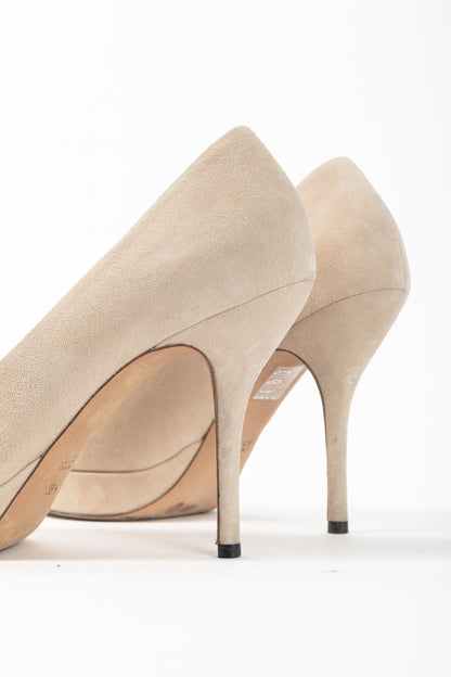 Gucci Sable Kid Scamosciato Platform Pumps