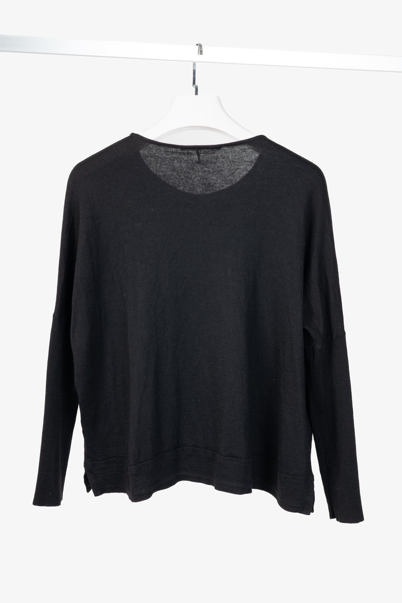 Gucci Black Long-Sleeve Knit Pullover