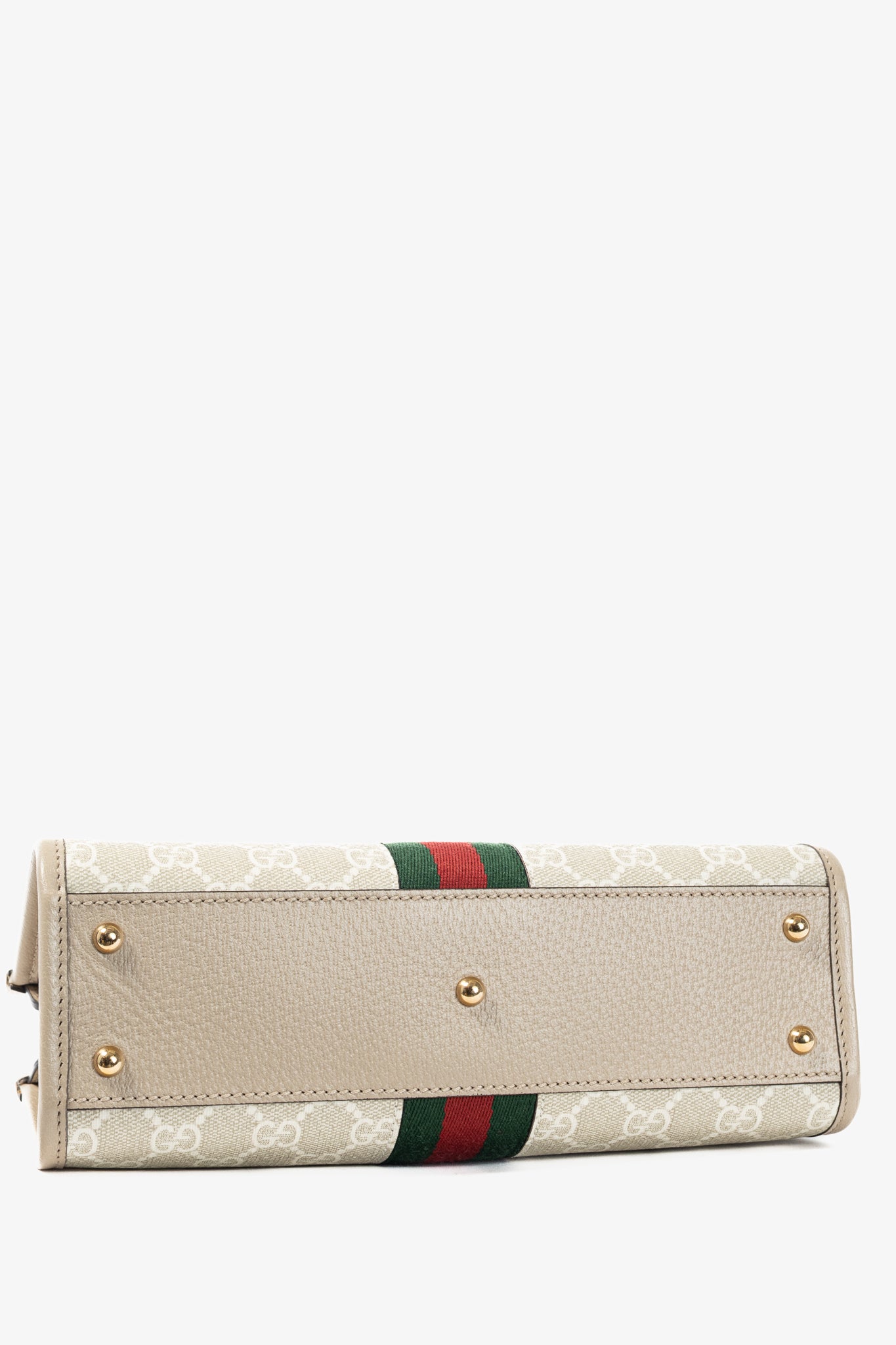 Gucci Small Ophidia Neutrals GG Supreme Canvas Tote Bag