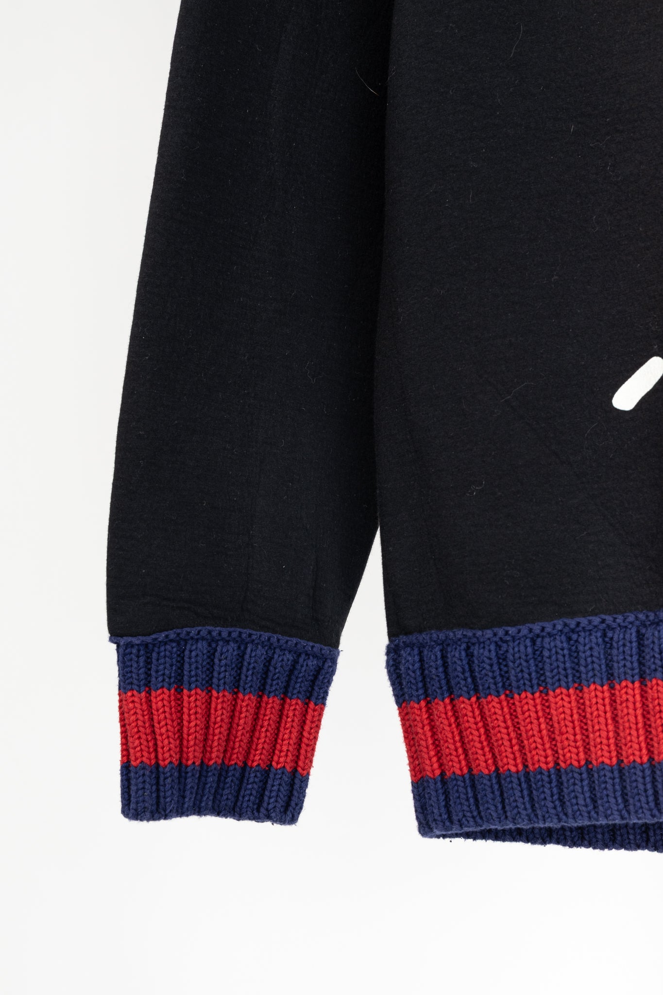 Gucci x GucciGhost AW/16 Black Graphic Neoprene Sweatshirt