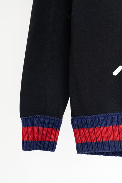 Gucci x GucciGhost AW/16 Black Graphic Neoprene Sweatshirt
