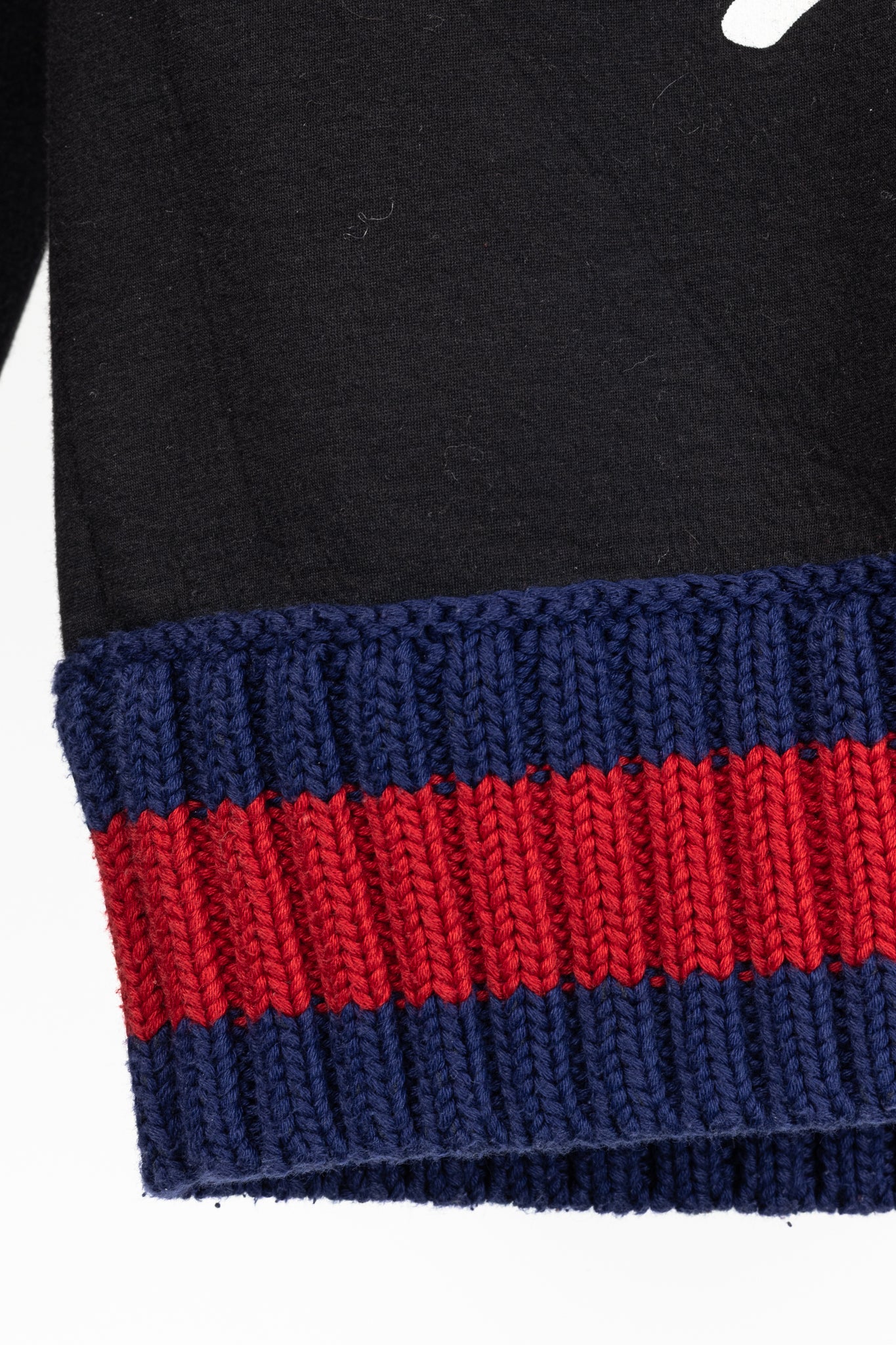 Gucci x GucciGhost AW/16 Black Graphic Neoprene Sweatshirt