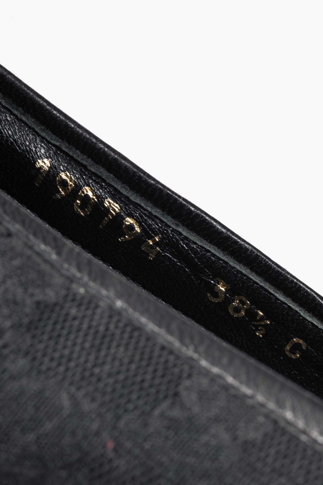 Gucci Black GG Canvas Web Ballet Flats