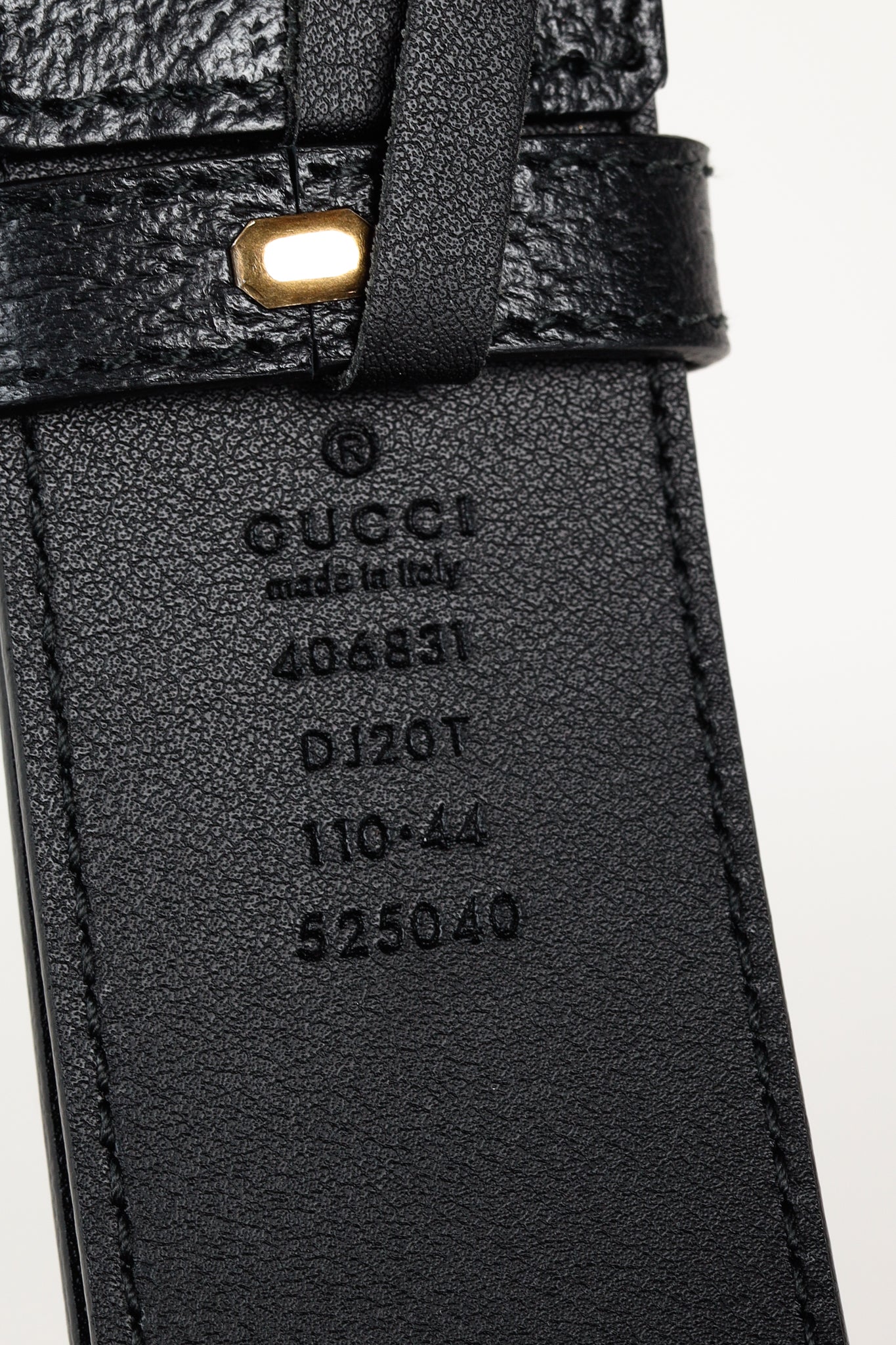 Gucci Marmont Golden GG Buckle Black Leather Wide Belt