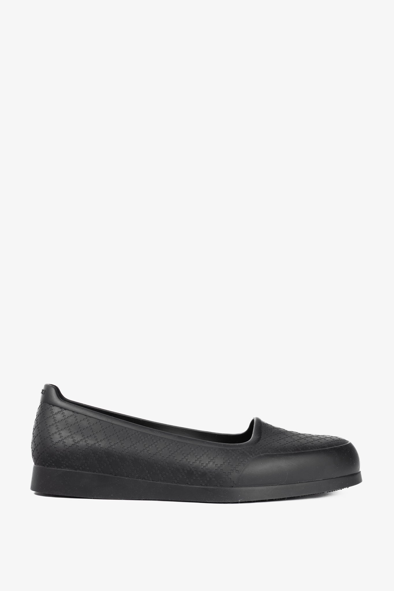Gucci Black Cover Diamante Pattern Rubber Overshoes