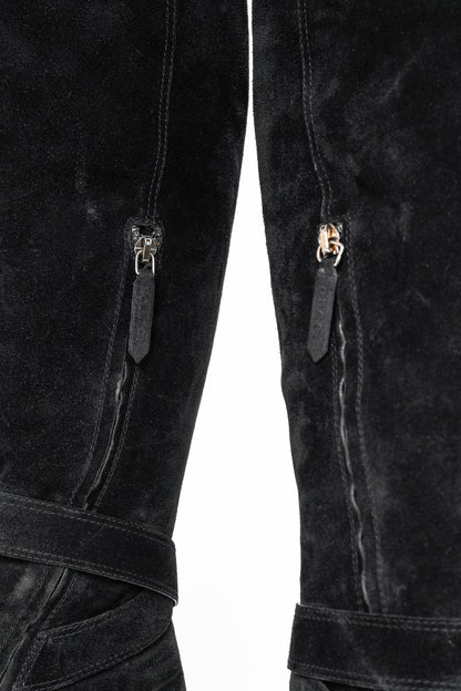 Gucci Dionysus Nero Suede Over-The-Knee Boots