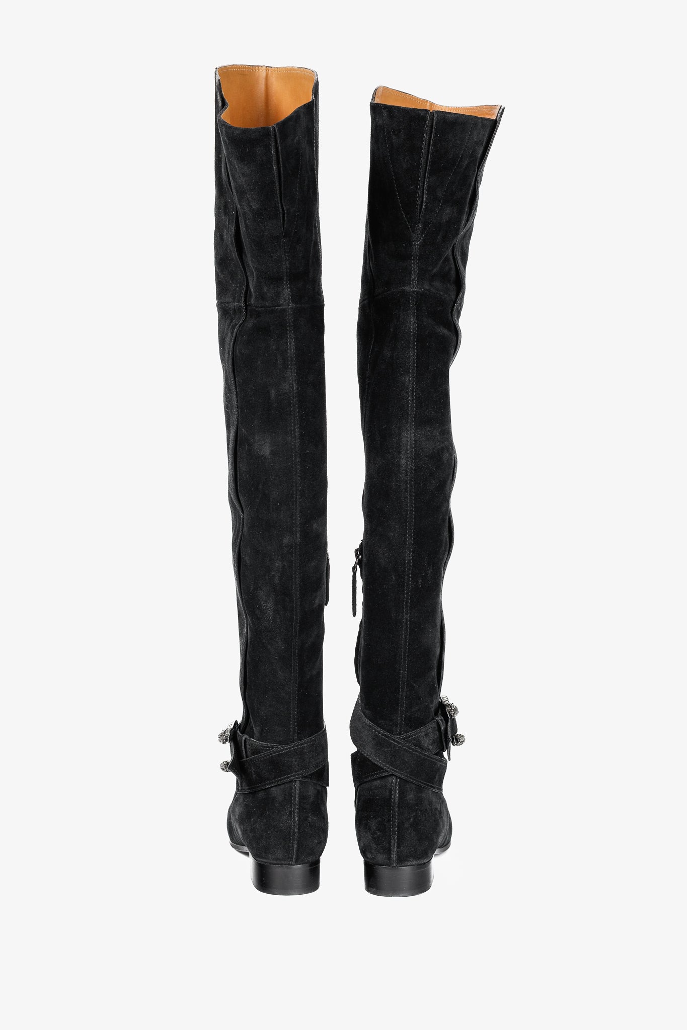 Gucci Dionysus Nero Suede Over-The-Knee Boots